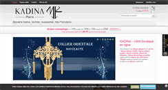 Desktop Screenshot of kadina-bijoux.com